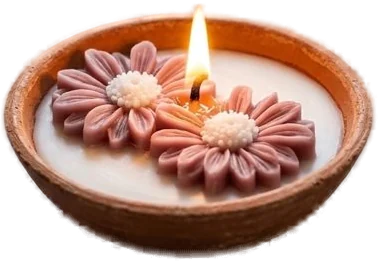 Floral Diyo candle