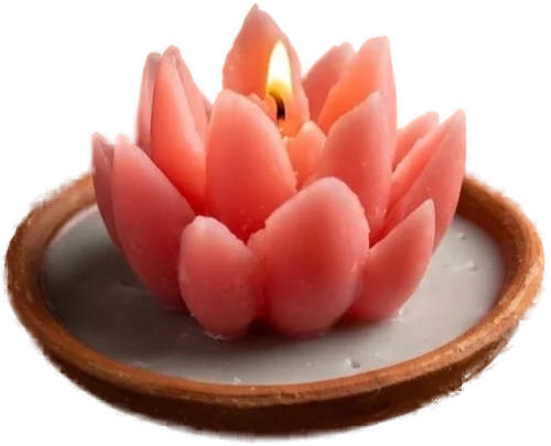 Blooming Lotus candle
